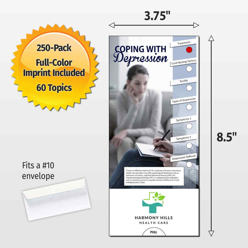 Coping with Depression Slide Charts - Add Your Logo + Text