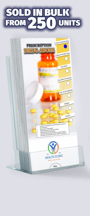 ZoCo - Prescription Drug Abuse Slide Charts (Qty 250) - Customize with Your Imprint