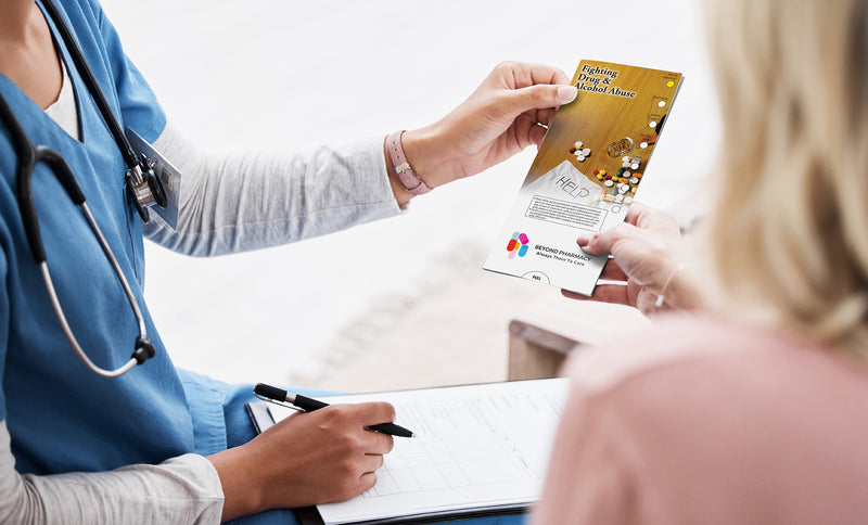 Fighting Drug & Alcohol Abuse Slide Charts (Qty 250) - Customize with Your Imprint