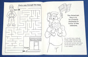 American history coloring book for kids with patriotic activities