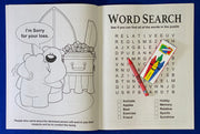 Custom bereavement coloring book with imprint