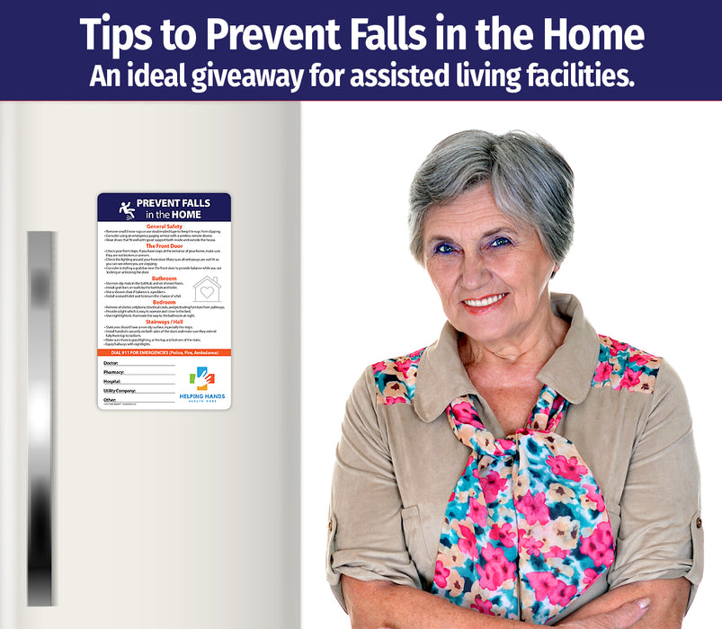 ZoCo - How to Prevent Falls in the Home - Laminated Card - by Safety Magnets