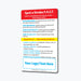 Stroke awareness magnet showing F.A.S.T. signs: Face drooping, Arm weakness, Speech difficulty, and Time to call 911. Highlights additional stroke symptoms and emphasizes urgency. Includes customizable logo/text area at the bottom.