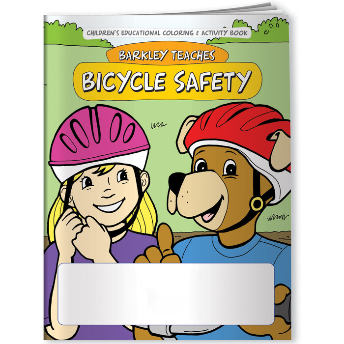 CUSTOM COLORING BOOKS - Barkley Teaches Bicycle Safety (300 min.)