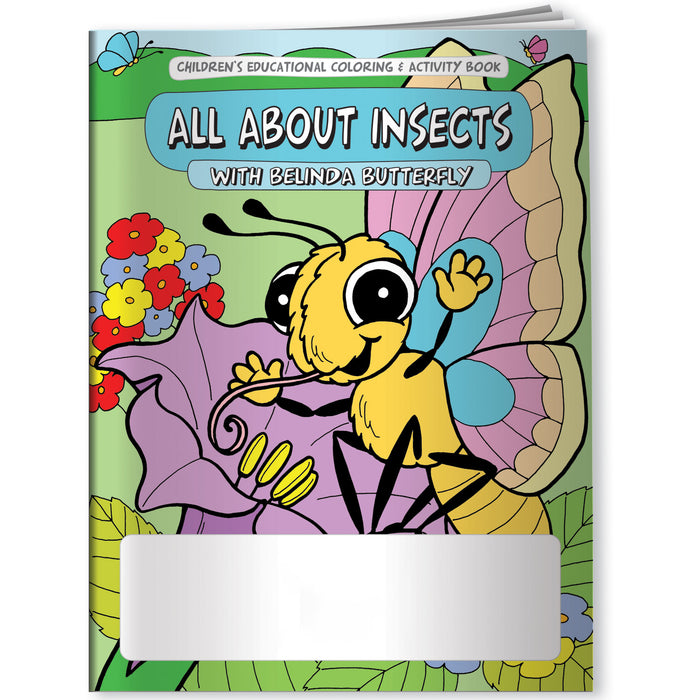 CUSTOM COLORING BOOKS - All About Insects with Belinda Butterfly (300 min.)