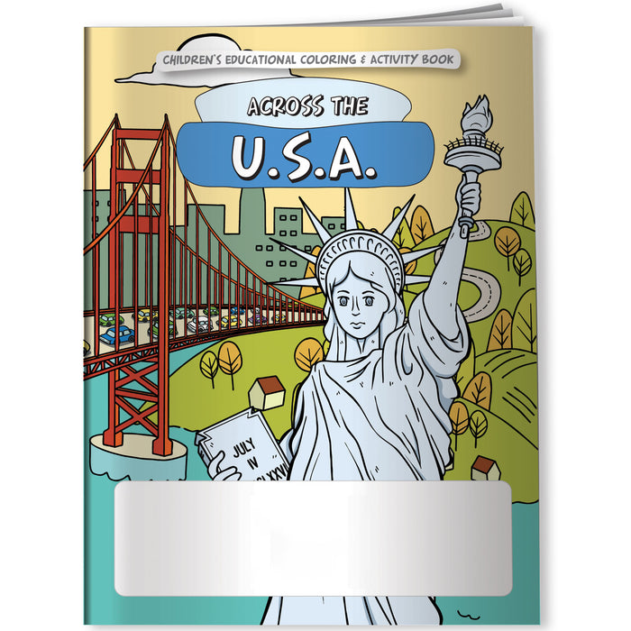 CUSTOM COLORING BOOKS - Across the USA (300 min.)