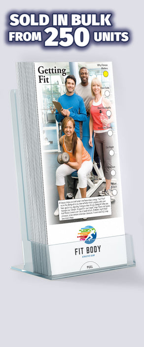 ZoCo - Getting Fit Slide Charts (Qty 250) - Customize with Your Imprint