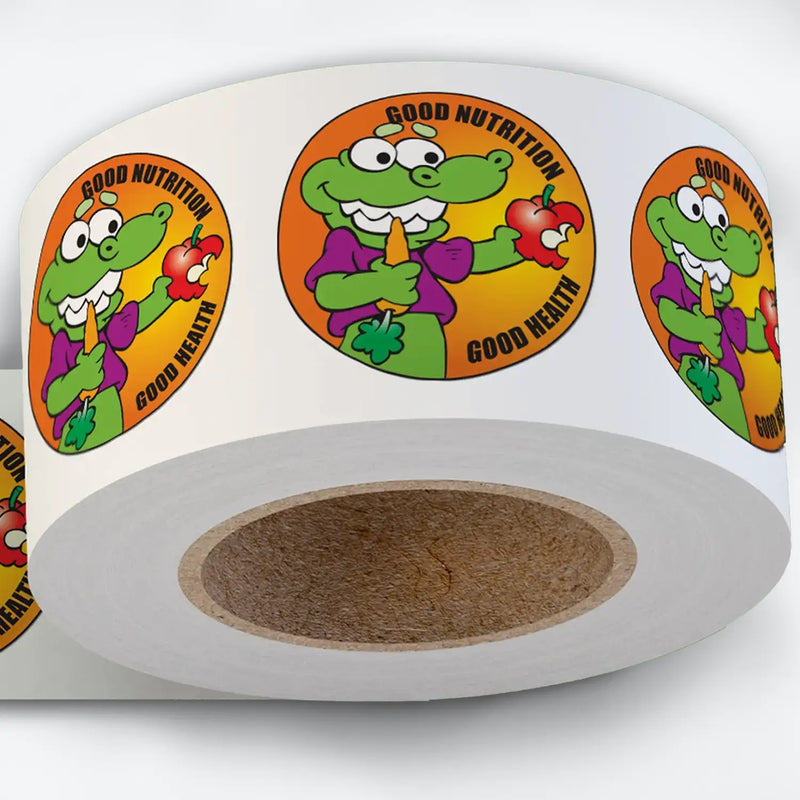 Healthy Eating: 'Nutrition Matters' - Kids Stickers - 2" Round