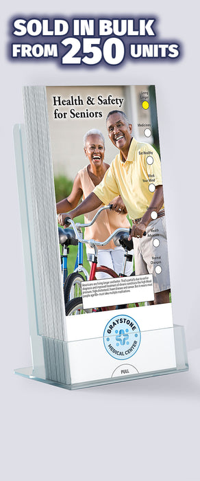 ZoCo - Health & Safety for Seniors Slide Charts (Qty 250) - Customize with Your Imprint