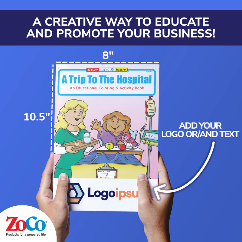 ZoCo - A Trip to The Hospital - Coloring and Activity Books
