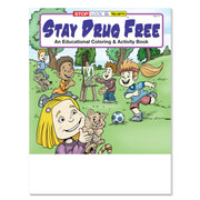 Stay Drug Free coloring book for kids about drug prevention and healthy choices