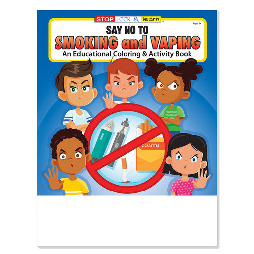 Smoking and vaping prevention coloring and activity book for kids