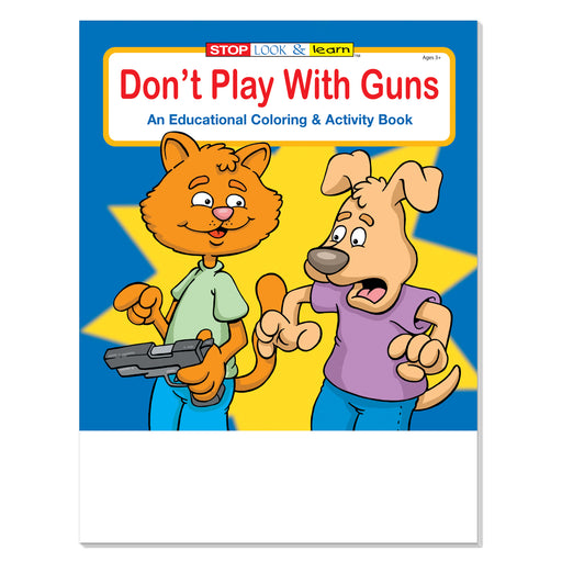 Don’t Play With Guns gun safety coloring book for kids