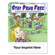 Stay Drug Free coloring books for schools police departments and Red Ribbon Week
