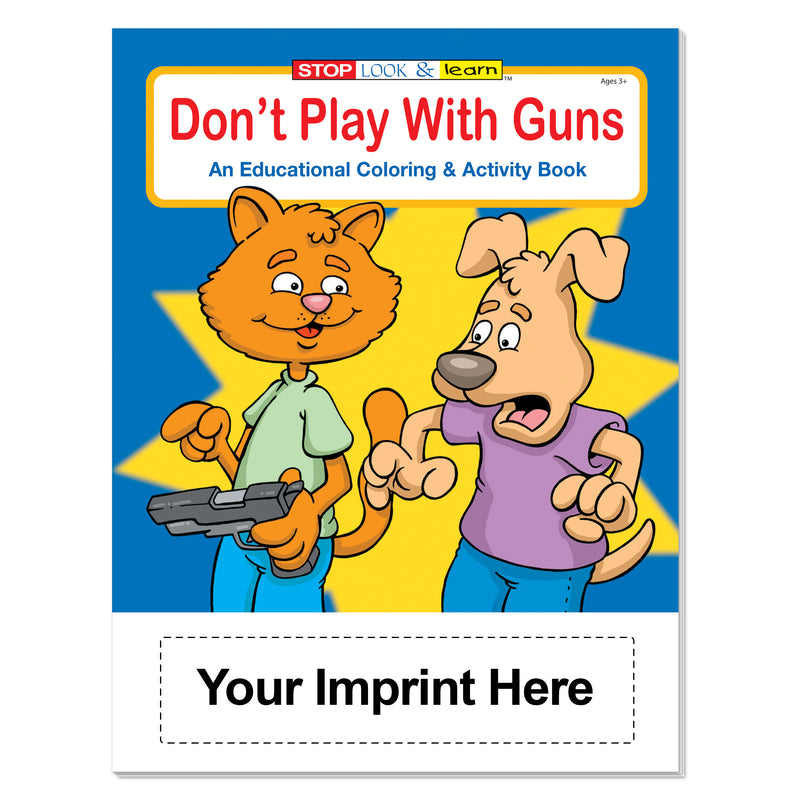 Educational firearm safety coloring book for schools and community outreach