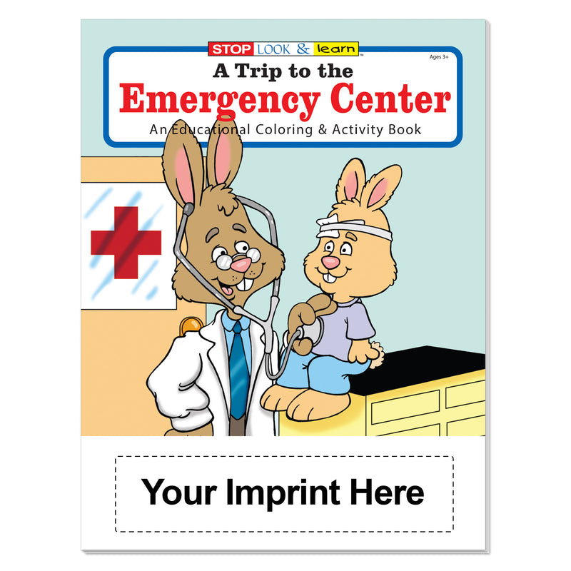 Custom EMT coloring books for kids with imprint on 250+ books