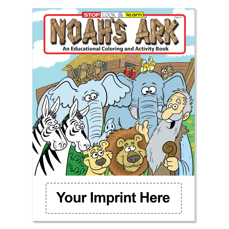 Noah’s Ark coloring books for churches Sunday schools and Christian schools