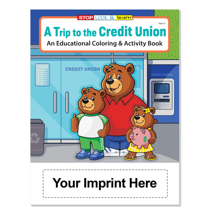 Custom emergency room coloring books for kids with imprint on 250+ books