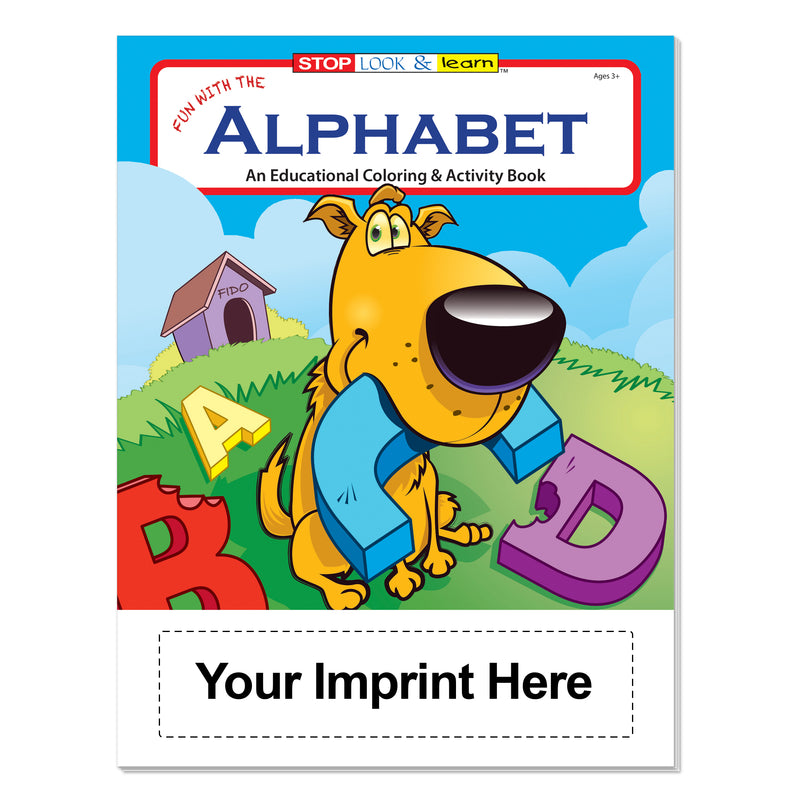 Learning the Alphabet Custom Coloring Books for Kids - Bulk Packs