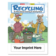 Recycling coloring books for schools Earth Day events and community outreach