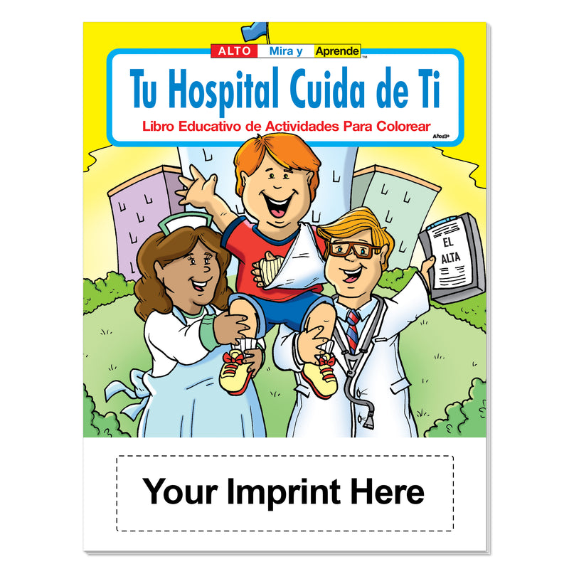 Spanish hospital coloring book for pediatric and community outreach