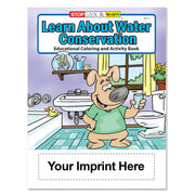 Water conservation coloring books for schools utilities and community outreach