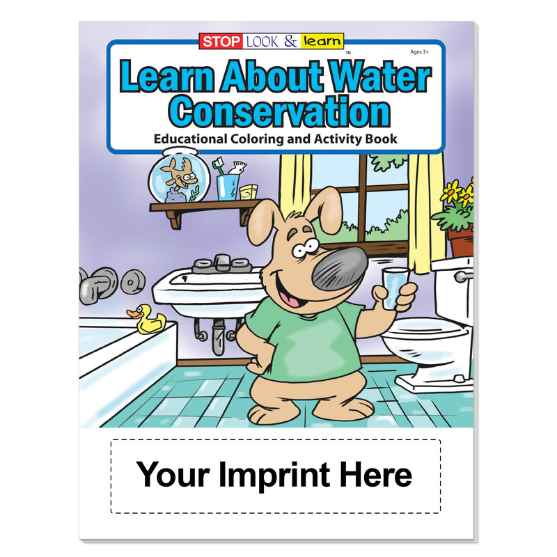 Water conservation coloring books for schools utilities and community outreach