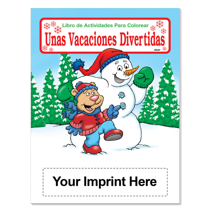 Spanish Christmas and holiday activity book for schools and events