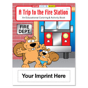 Fire station coloring books for fire departments schools and community outreach