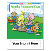 I Love My World coloring books for schools Earth Day events and community outreach