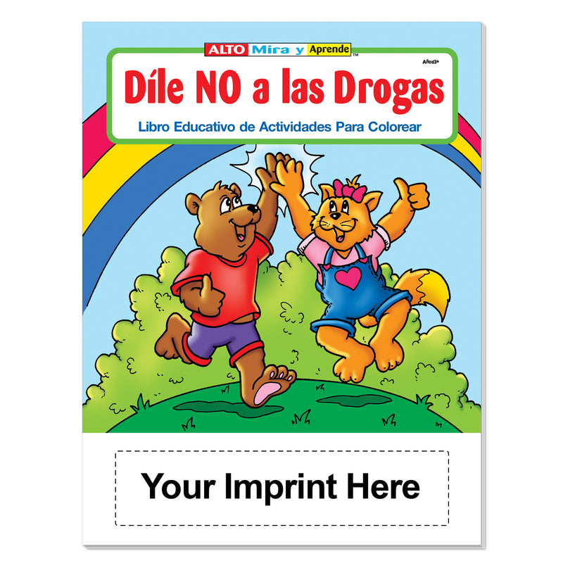 Spanish anti-drug coloring book for schools and community programs