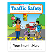 Custom Traffic Safety coloring books for kids