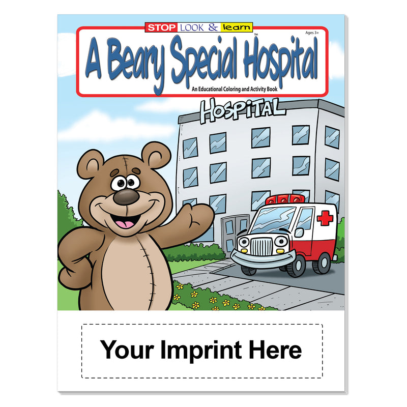 Hospital Visit Custom Coloring Books for Kids - Bulk Packs