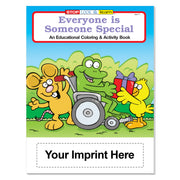 Custom self-esteem coloring books for schools counselors and youth programs