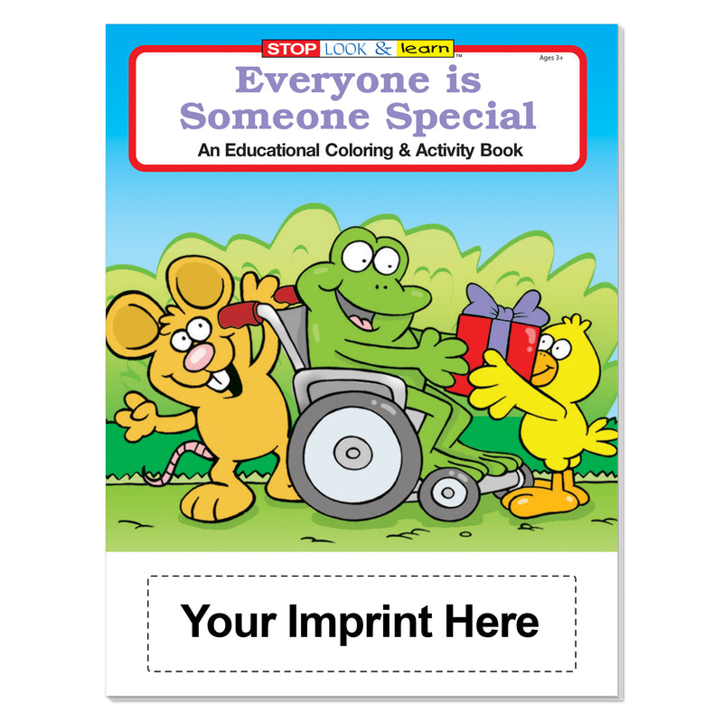 Custom self-esteem coloring books for schools counselors and youth programs