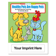 Custom pet care coloring books for veterinarians, shelters and pet stores