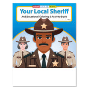 Your Local Sheriff coloring book for kids about law enforcement and community safety
