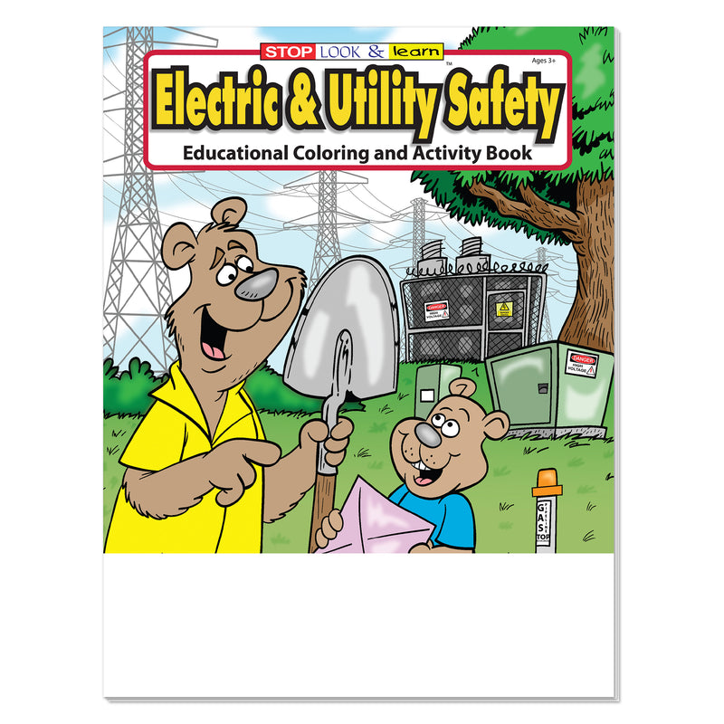 Natural Disaster Safety coloring book for kids about emergency preparedness