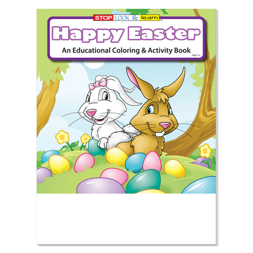 Easter coloring and activity book for kids cover