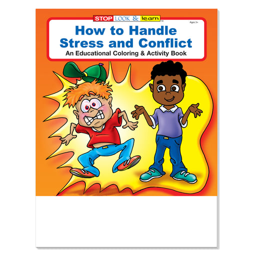 Stress and conflict management coloring book for kids