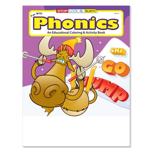 Fun With Phonics coloring and activity book for kids