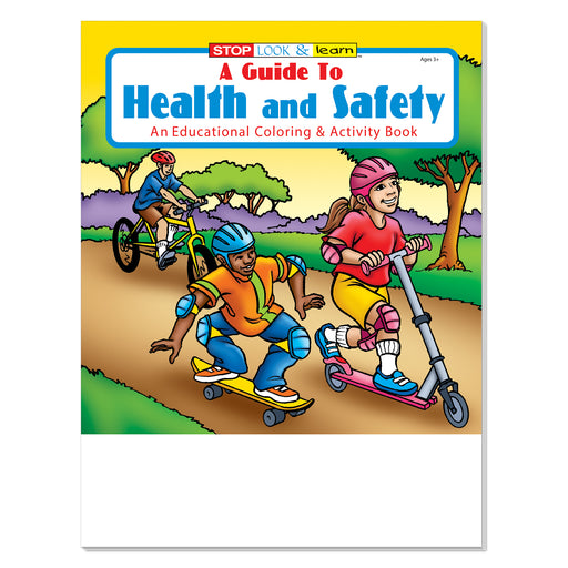 A Guide to Health and Safety coloring book for kids