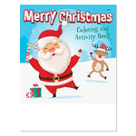 Merry Christmas coloring and activity book for kids cover