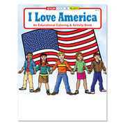 I Love America patriotic coloring and activity book for kids