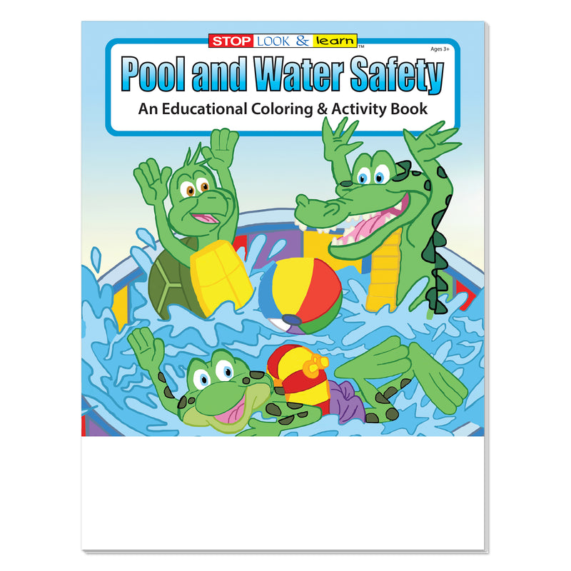 Pool and Water Safety coloring book for kids