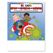Stop the Spread of Germs coloring and activity book for kids
