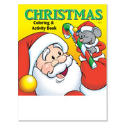 Christmas coloring and activity book for kids cover