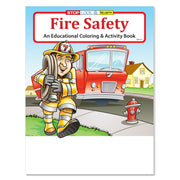 Practice Fire Safety coloring book for kids with fire prevention activities
