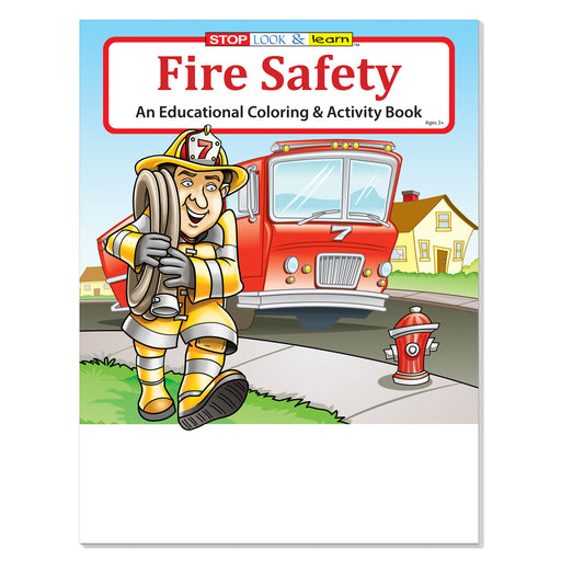 Practice Fire Safety coloring book for kids with fire prevention activities