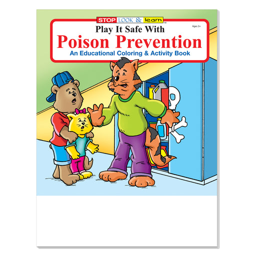 Poison prevention coloring book for kids